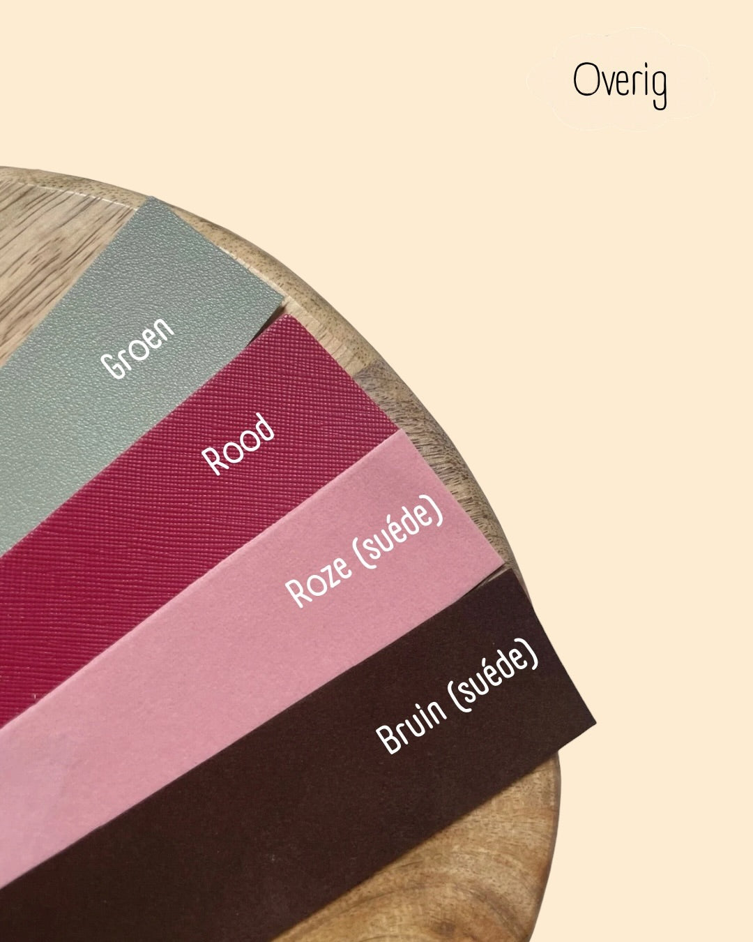 Anti-slip haarspeldje | Kunstleer | Loesje