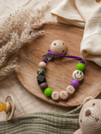 Speenkoord met naam | Smiley luxe