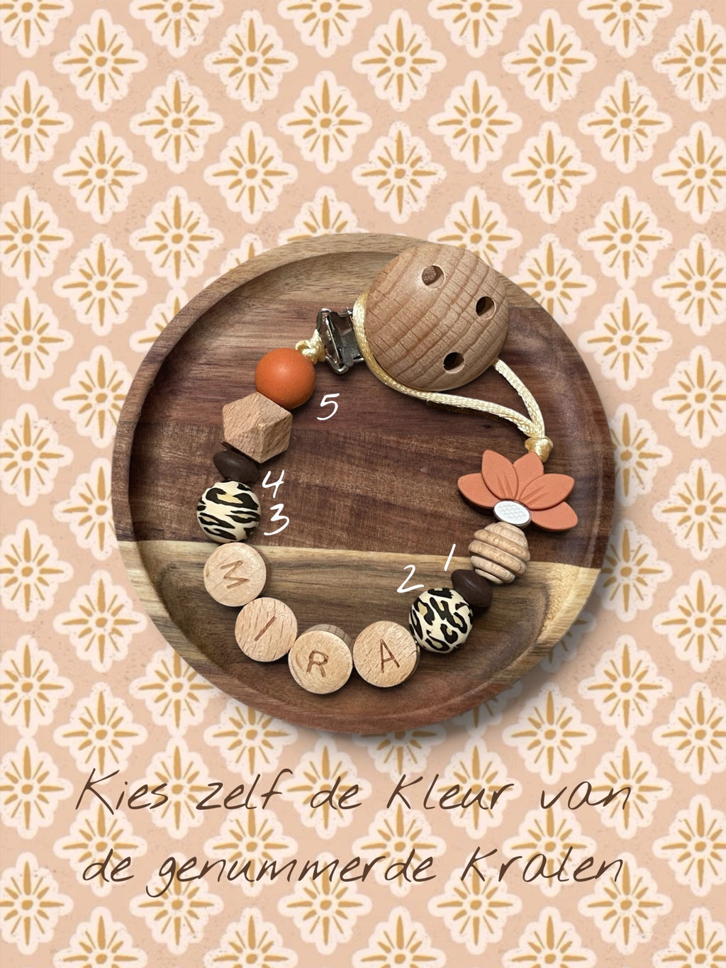 Speenkoord met naam | Lotus